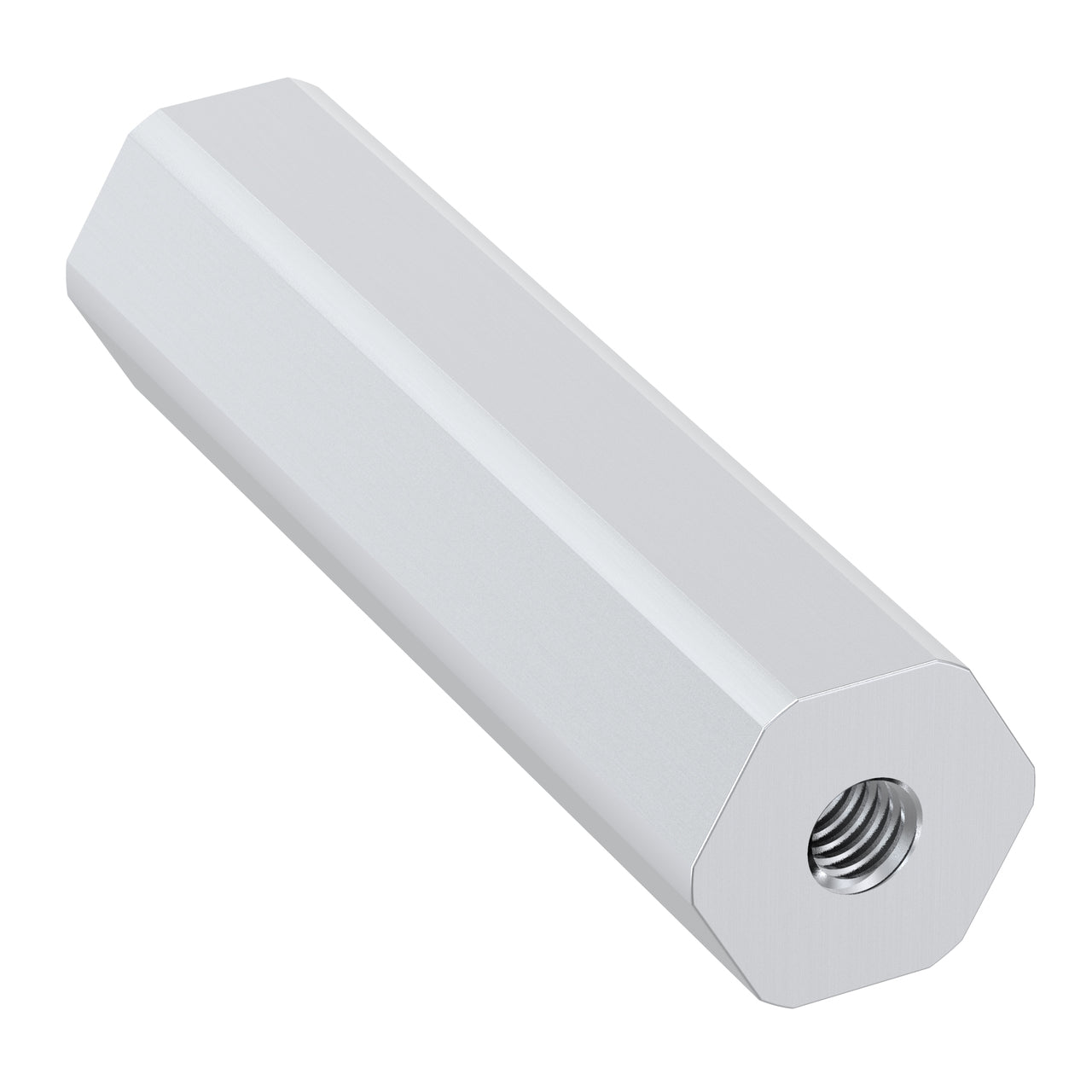 2104-0012-0043 - 2104 Series Aluminum REX Shaft (12mm Diameter, 43mm Length)