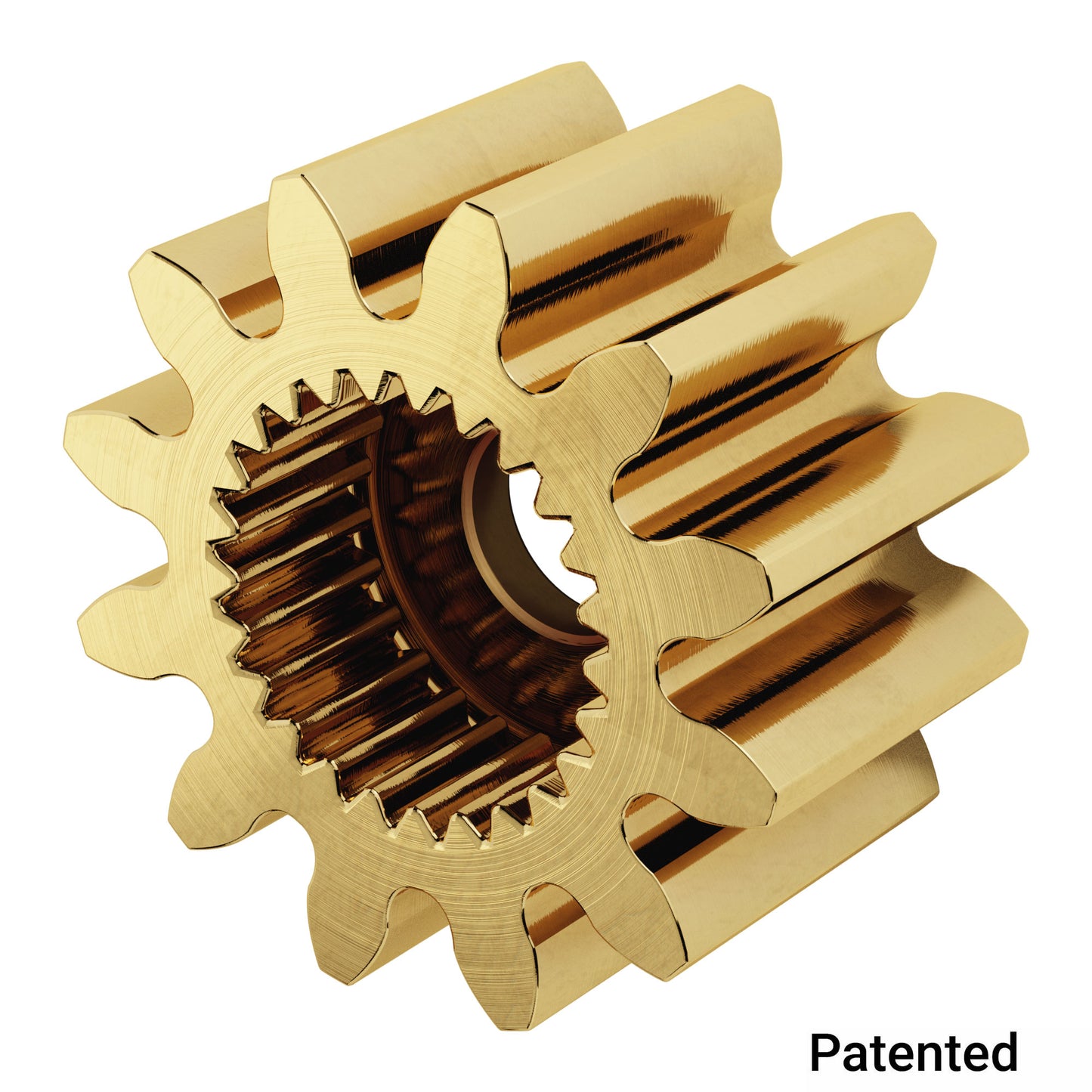 2305 Series Brass, MOD 0.8, Servo Gear (25 Tooth Spline, 12 Tooth)