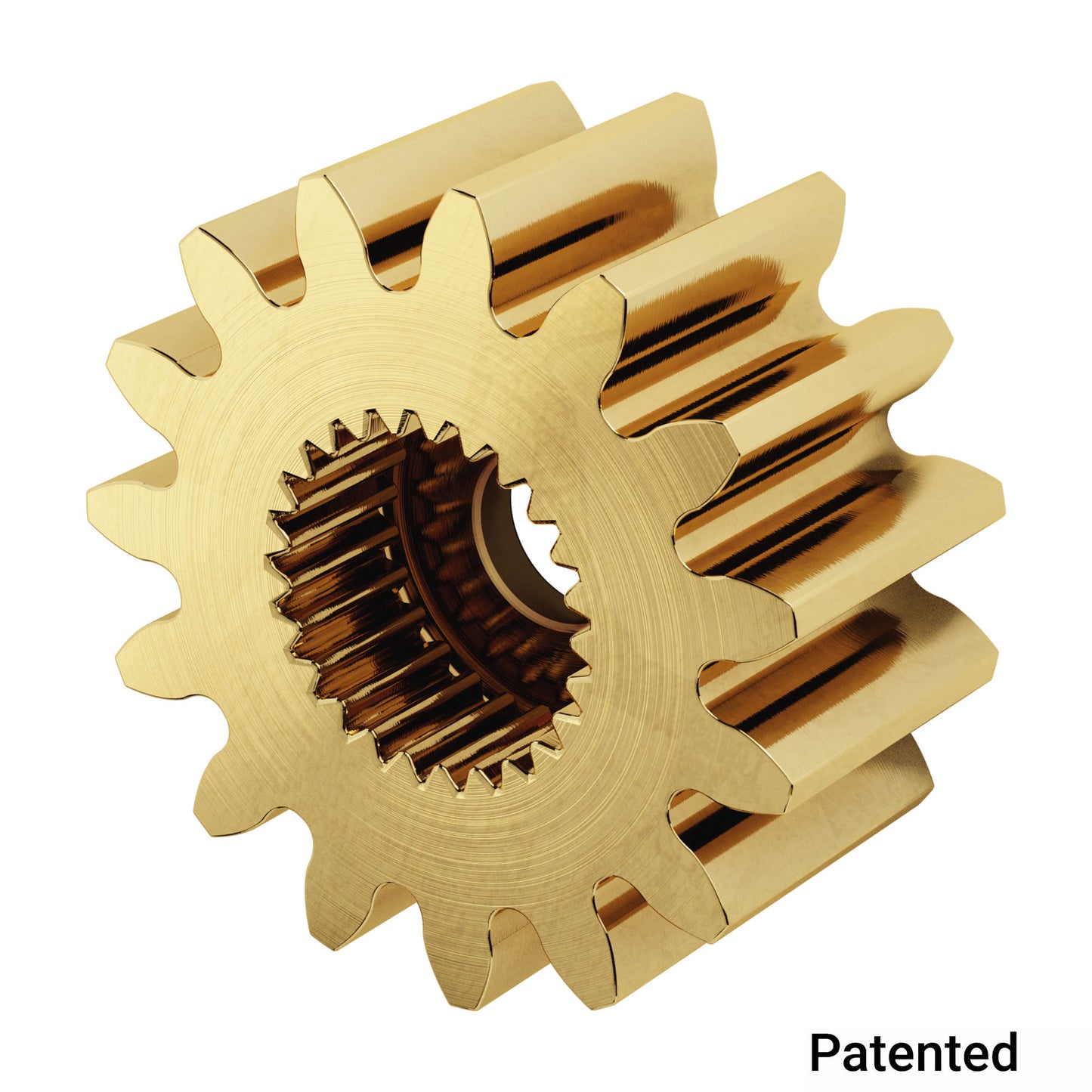 2305 Series Brass, MOD 0.8, Servo Gear (25 Tooth Spline, 15 Tooth)