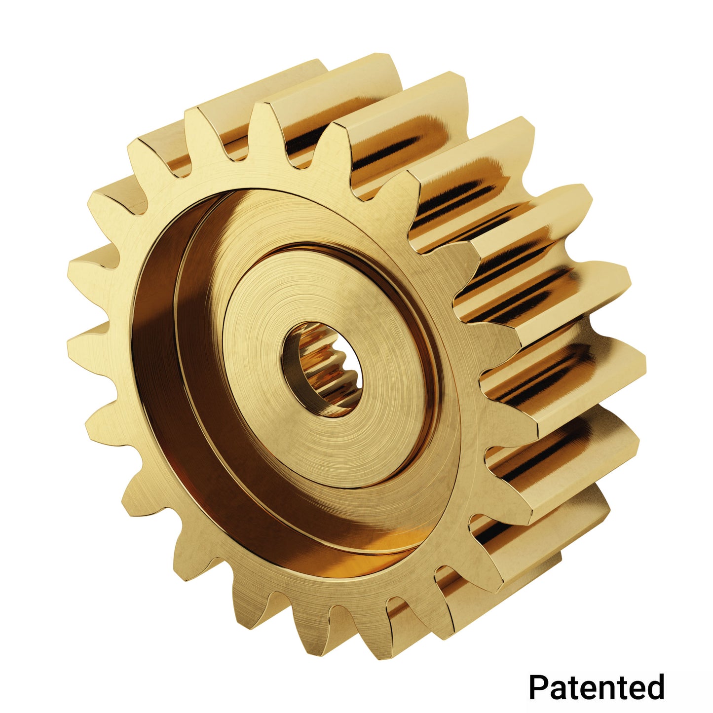 2305-0025-0020 - 2305 Series Brass, MOD 0.8, Servo Gear (25 Tooth Spline, 20 Tooth)