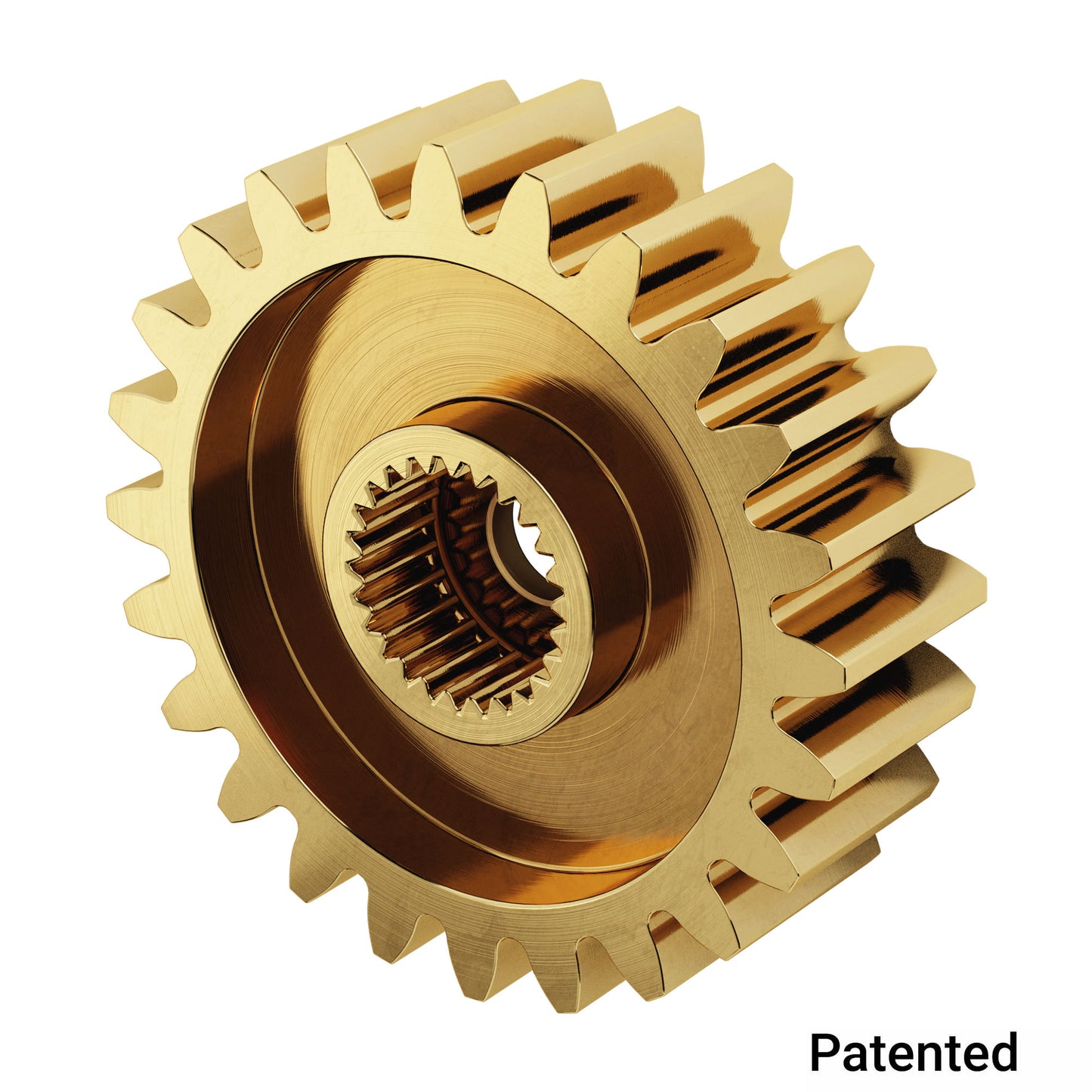2305 Series Brass, MOD 0.8, Servo Gear (25 Tooth Spline, 24 Tooth)