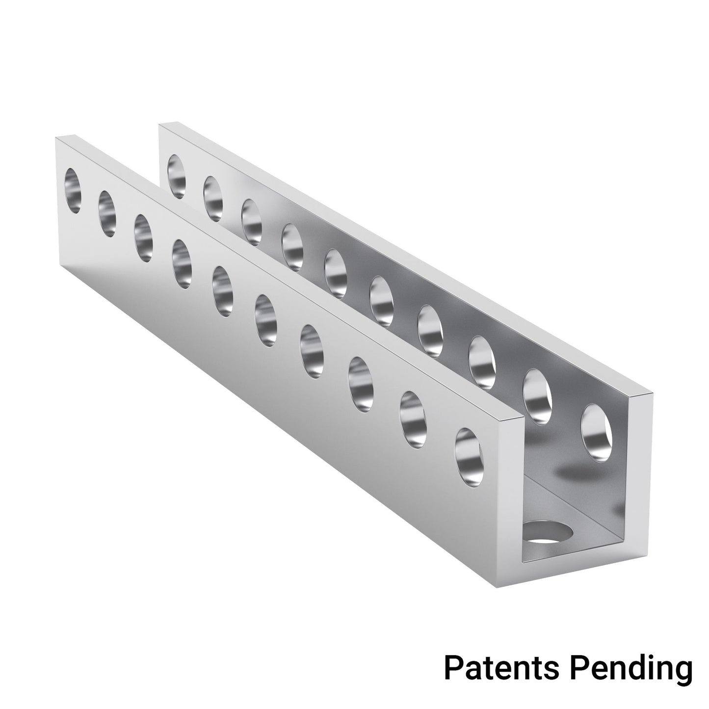 1101-0010-0080 - 1101 Series U-Beam (10 Hole, 80mm Length)