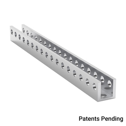 1101-0017-0136 - 1101 Series U-Beam (17 Hole, 136mm Length)