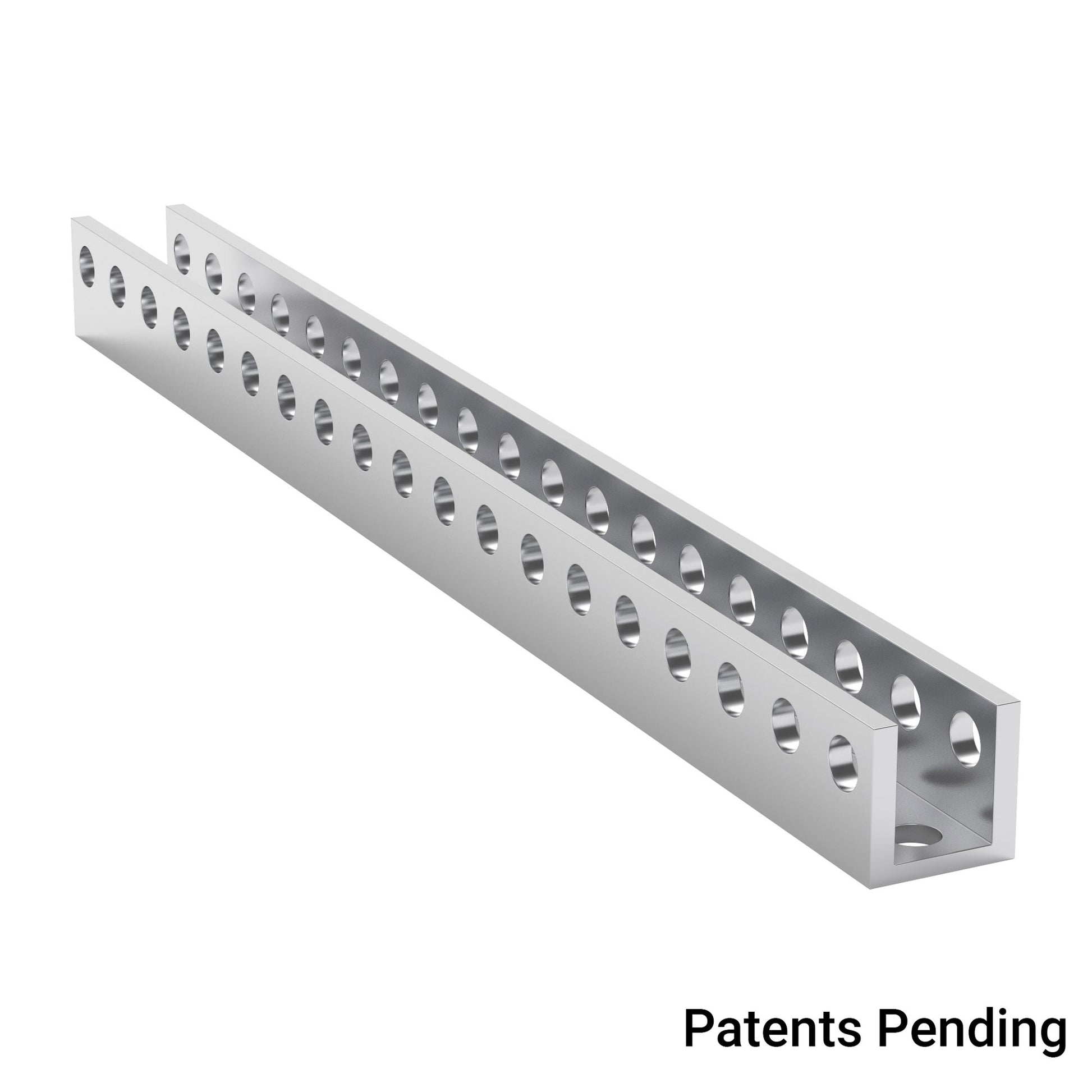 1101-0019-0152 - 1101 Series U-Beam (19 Hole, 152mm Length)