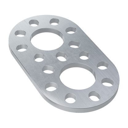 1105 Series Round-End Pattern Plate (2 Hole, 56mm Length)