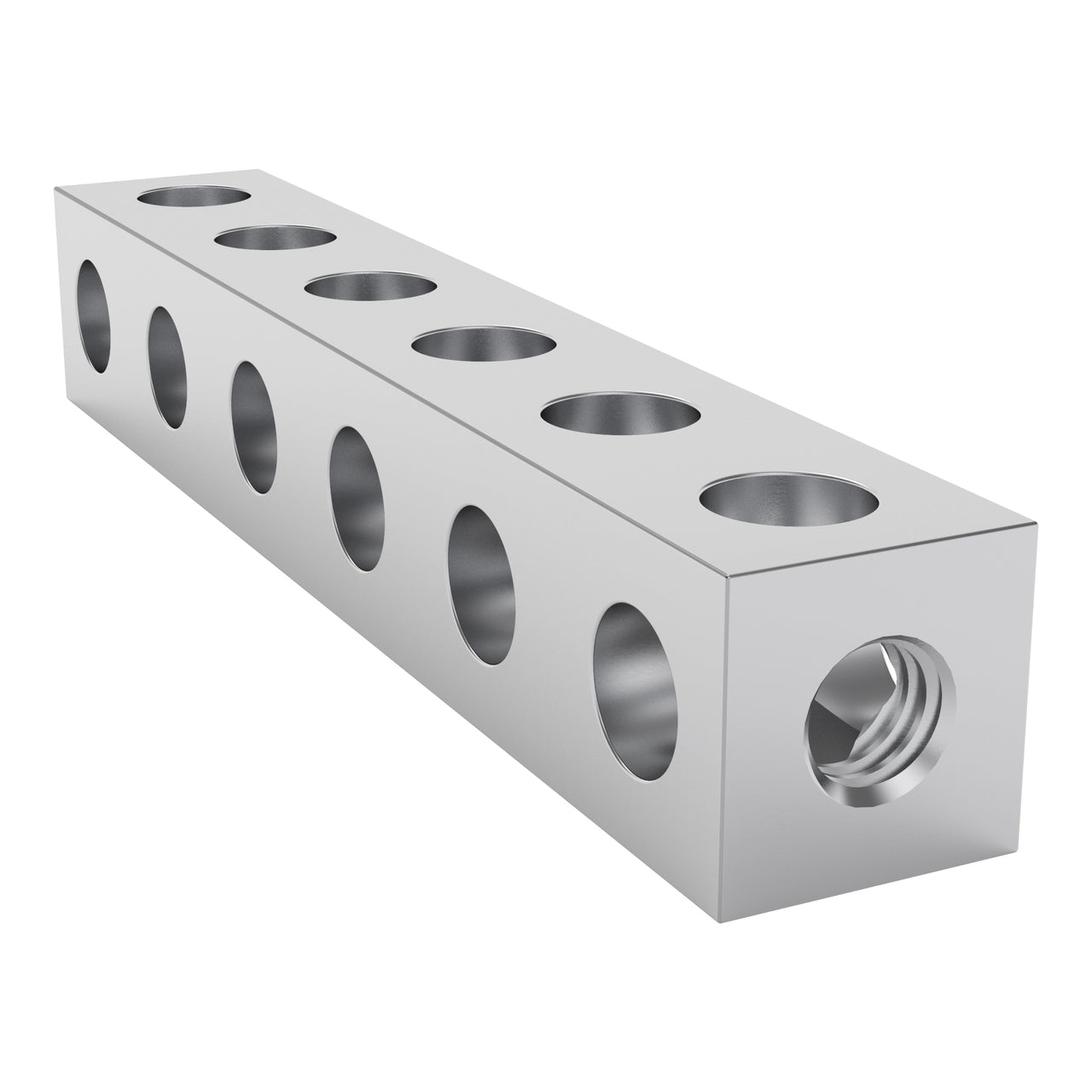 1106-0006-0048 - 1106 Series Square Beam (6 Hole, 48mm Length)