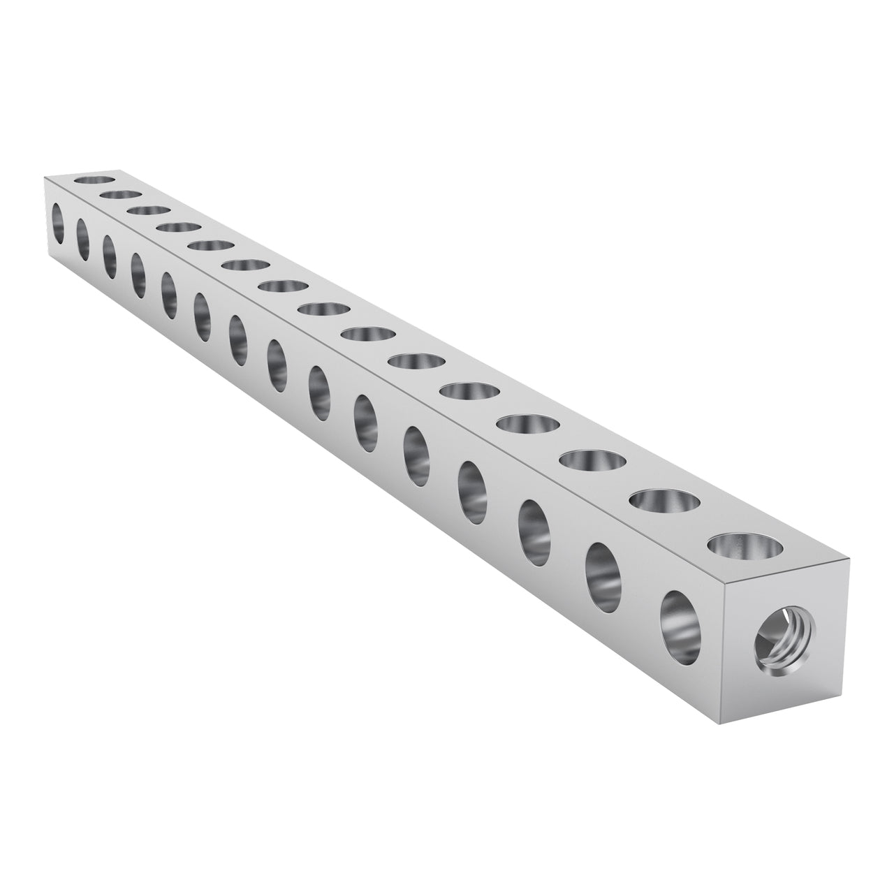 1106-0015-0120 - 1106 Series Square Beam (15 Hole, 120mm Length)