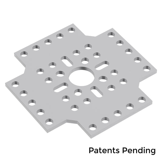 1108-0003-0001 - 1108 Series Flat Pattern Bracket (3-1) 