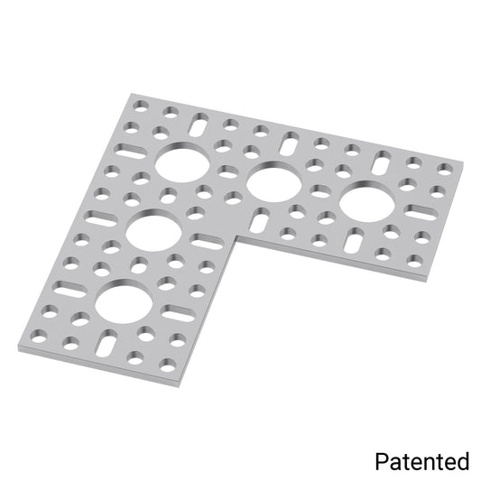 1108-0004-0001 - 1108 Series Flat Pattern Bracket (4-1)