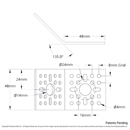 1111 Series Angle Pattern Bracket (1-1)