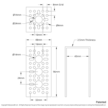 1111 Series Angle Pattern Bracket (4-1)