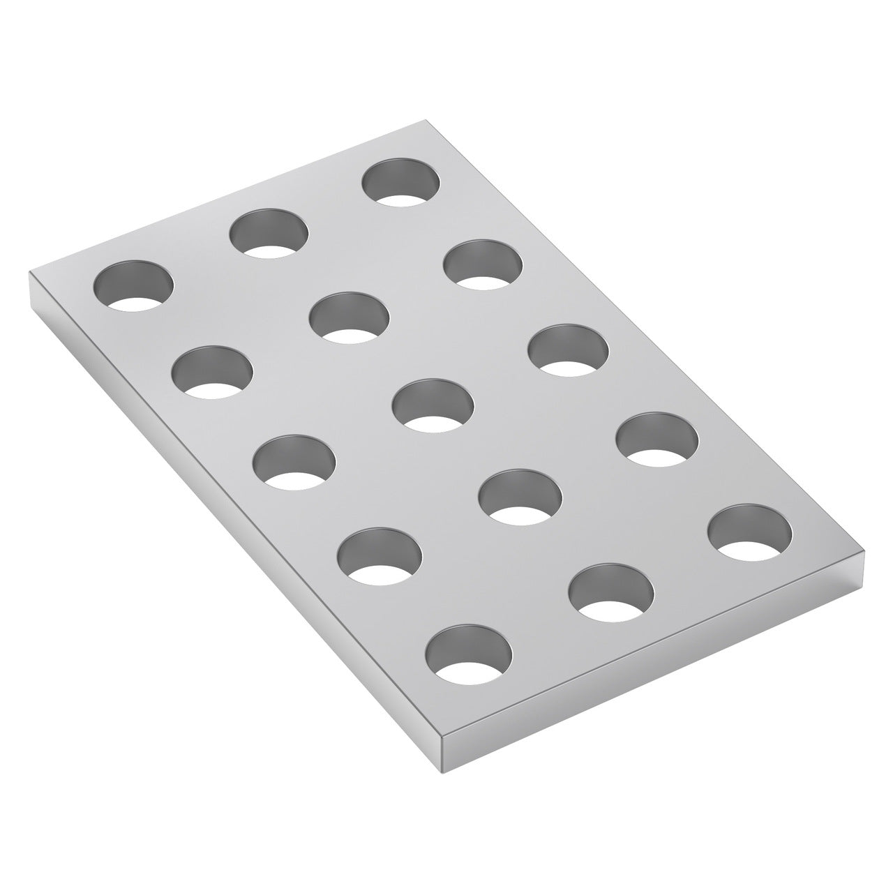 1116-0024-0040 - 1116 Series Grid Plate (3 x 5 Hole, 24 x 40mm)