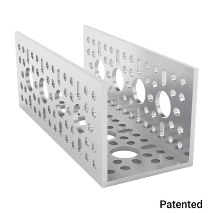 1120-0004-0120 - 1120 Series U-Channel (4 Hole, 120mm Length)