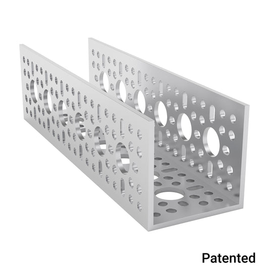 1120 Series U-Channel (6 Hole, 168mm Length)