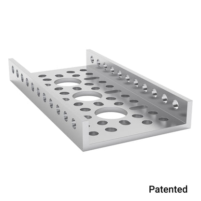 1121 Series Low-Side U-Channel (3 Hole, 96mm Length)