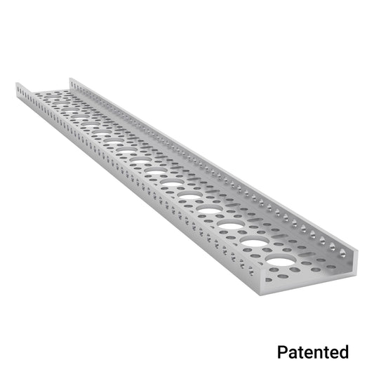 1121 Series Low-Side U-Channel (16 Hole, 408mm Length)