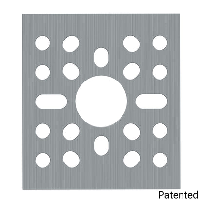 1123 Series Pattern Plate (1 x 1 Hole, 43 x 48mm)