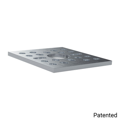 1123 Series Pattern Plate (1 x 1 Hole, 43 x 48mm)