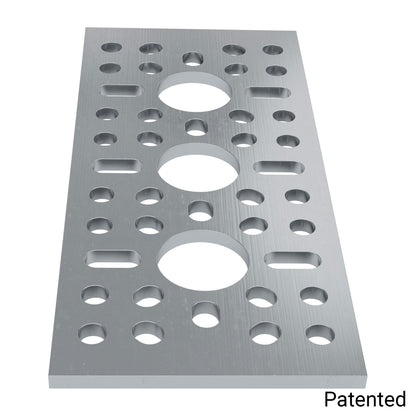 1123 Series Pattern Plate (1 x 3 Hole, 43 x 96mm)