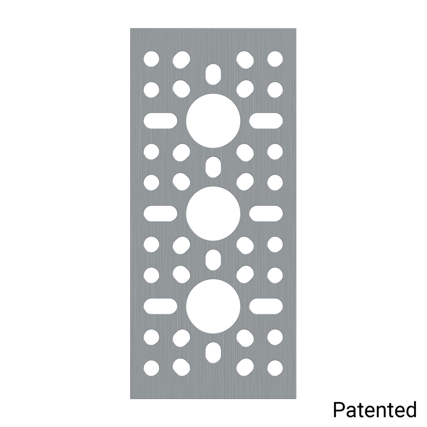 1123 Series Pattern Plate (1 x 3 Hole, 43 x 96mm)