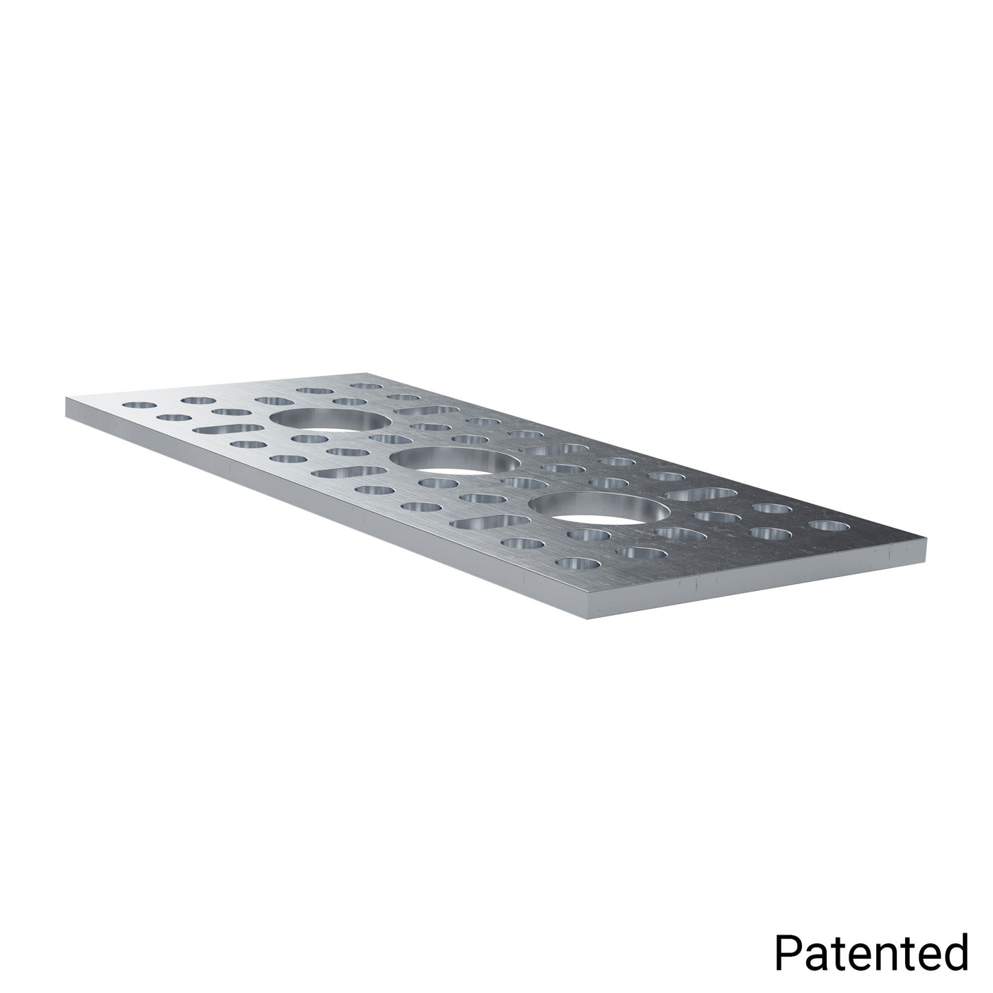 1123 Series Pattern Plate (1 x 3 Hole, 43 x 96mm)