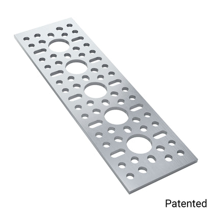 1123 Series Pattern Plate (1 x 5 Hole, 43 x 144mm)