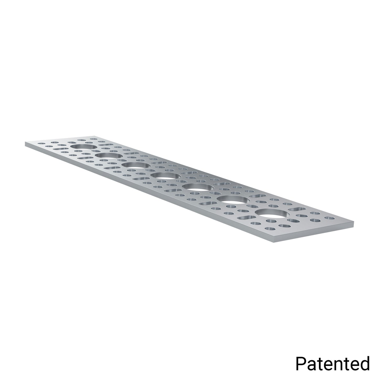 1123 Series Pattern Plate (1 x 7 Hole, 43 x 192mm)