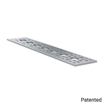 1123 Series Pattern Plate (1 x 7 Hole, 43 x 192mm)