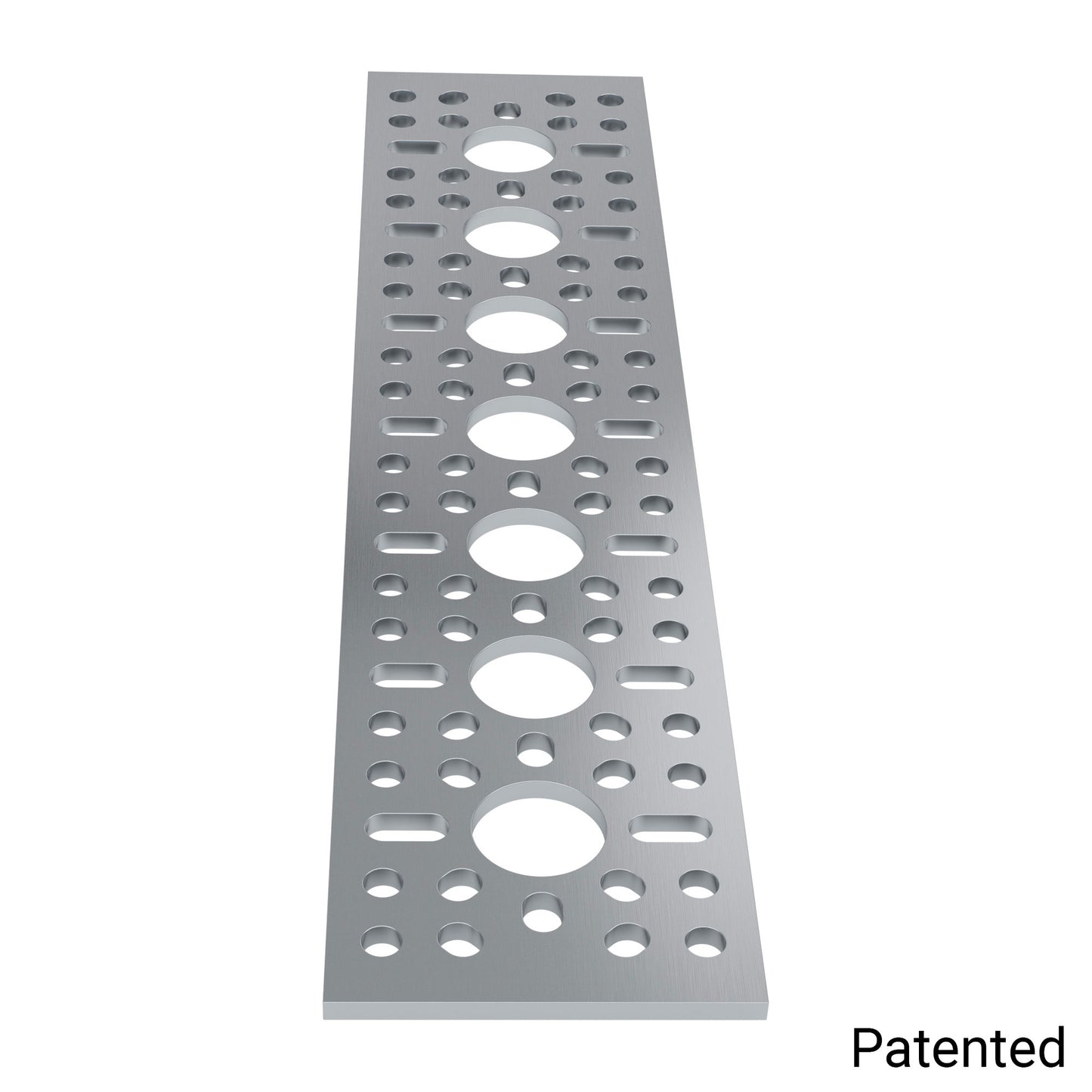 1123 Series Pattern Plate (1 x 7 Hole, 43 x 192mm)