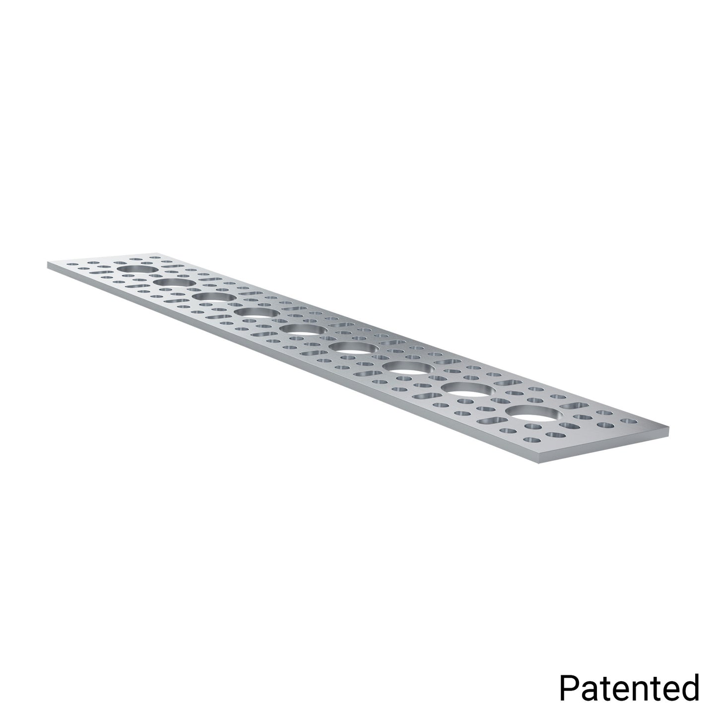 1123 Series Pattern Plate (1 x 9 Hole, 43 x 240mm)