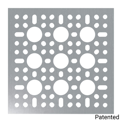 1123 Series Pattern Plate (3 x 3 Hole, 96 x 96mm)