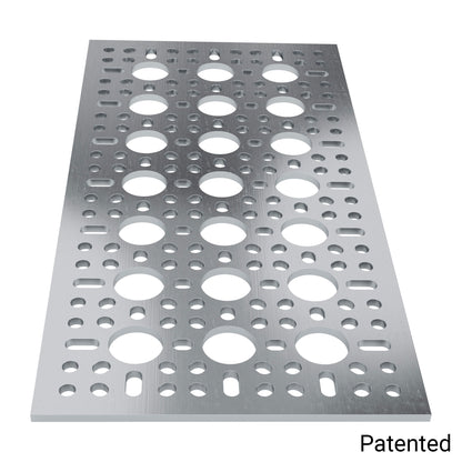 1123 Series Pattern Plate (3 x 7 Hole, 96 x 192mm)