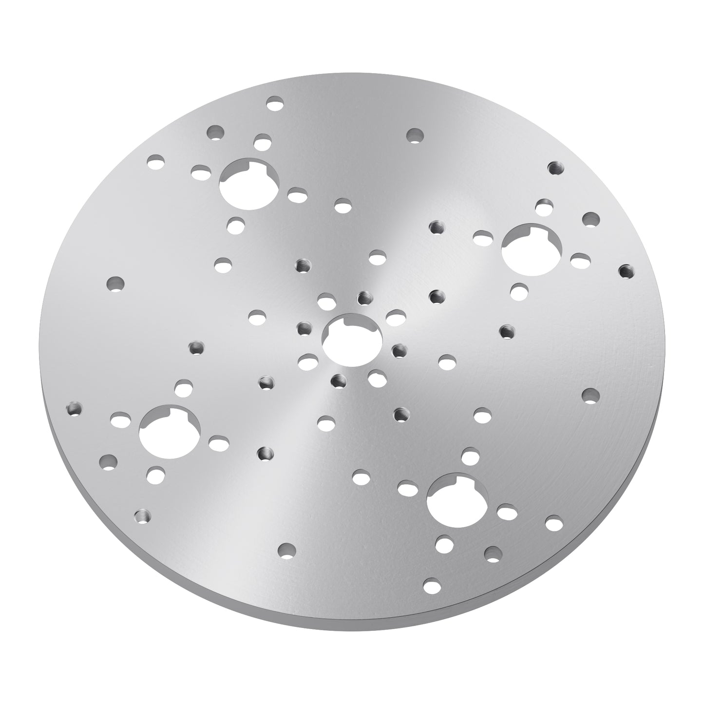 1140 Series Aluminum Baseplate (6mm Thickness, 144mm Diameter)