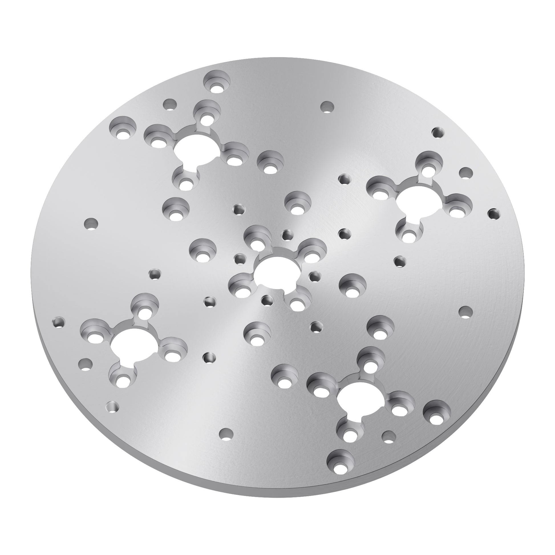 1140 Series Aluminum Baseplate (6mm Thickness, 144mm Diameter)