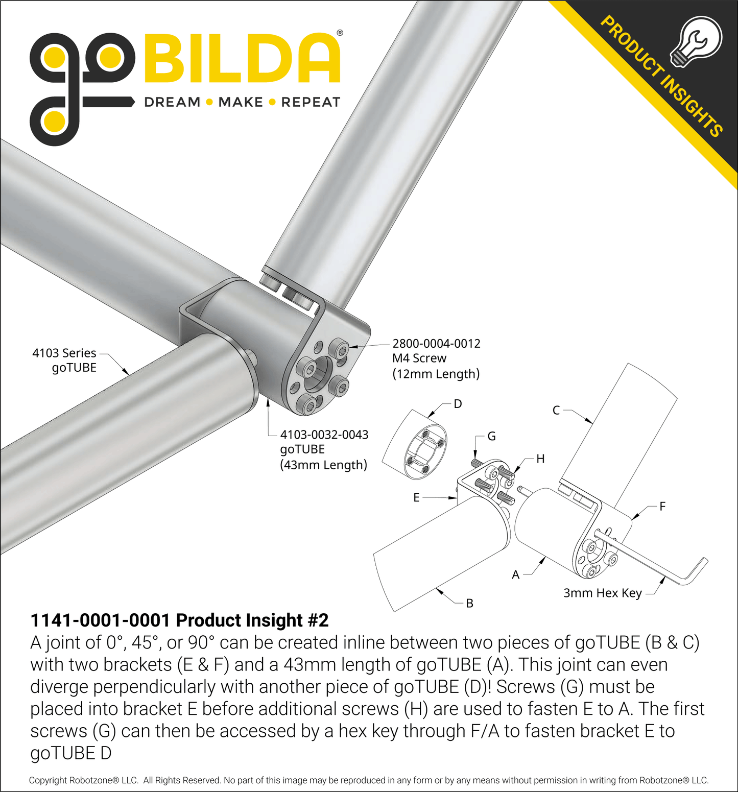 Round-End Steel L-Bracket - 2 Pack