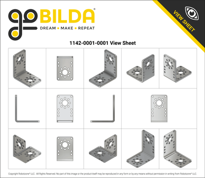 1142 Series Steel Angle Pattern Bracket (1-1)