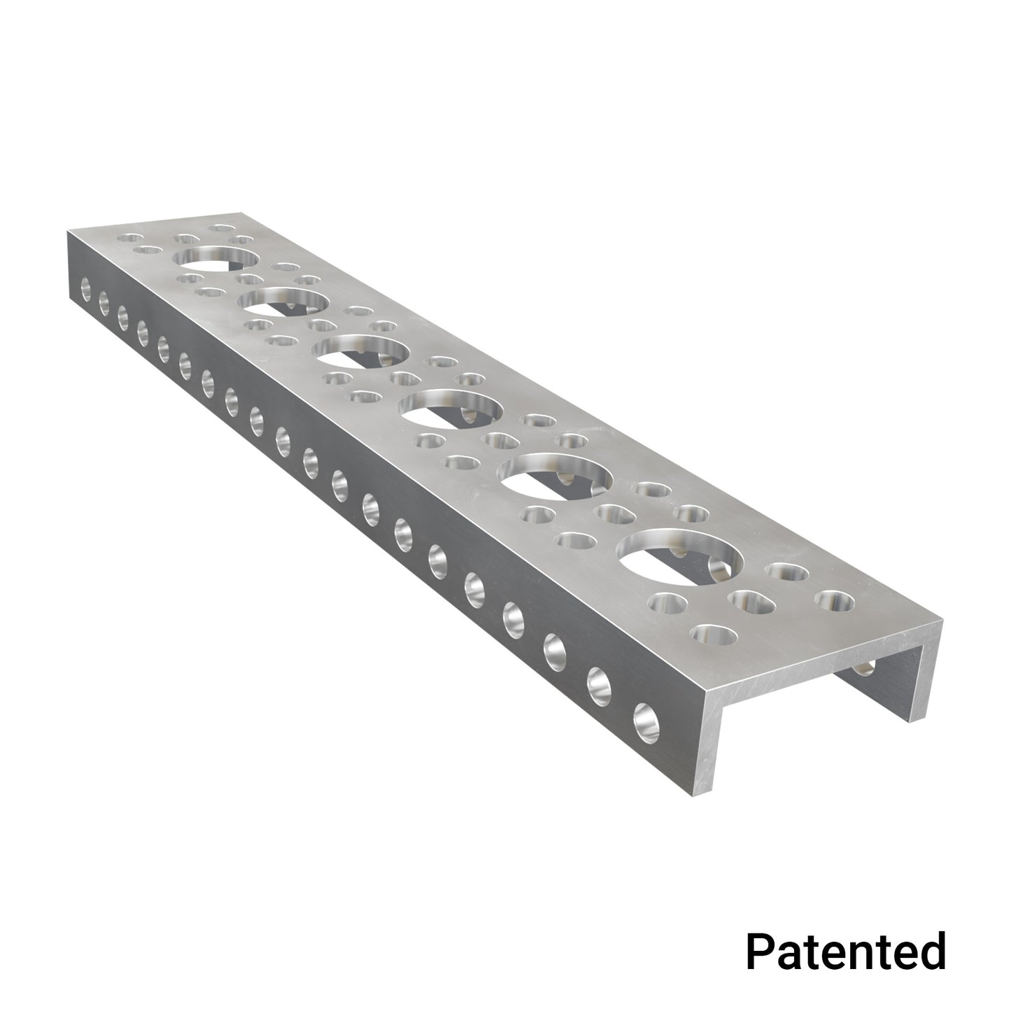 1143 Series Mini Low-Side U-Channel (6 Hole, 168mm Length)