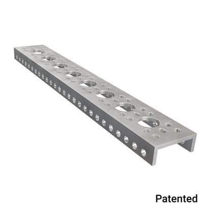 1143 Series Mini Low-Side U-Channel (8 Hole, 216mm Length)