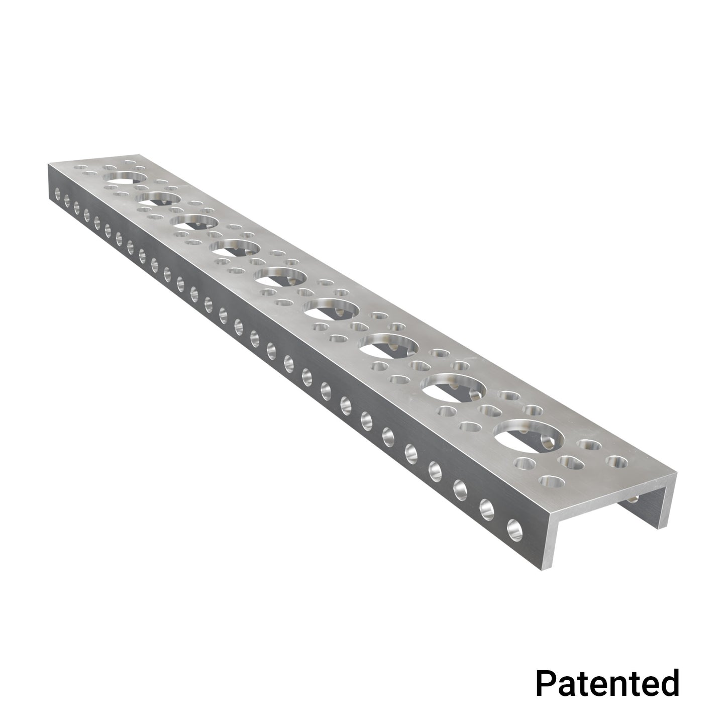 1143 Series Mini Low-Side U-Channel (9 Hole, 240mm Length)