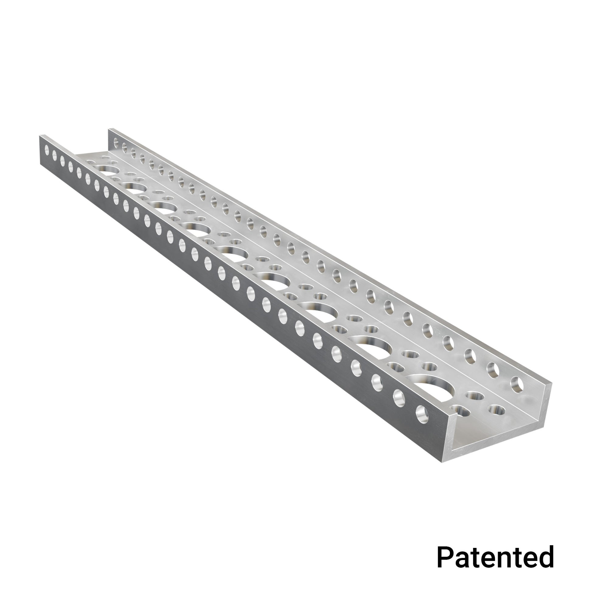 1143 Series Mini Low-Side U-Channel (9 Hole, 240mm Length)