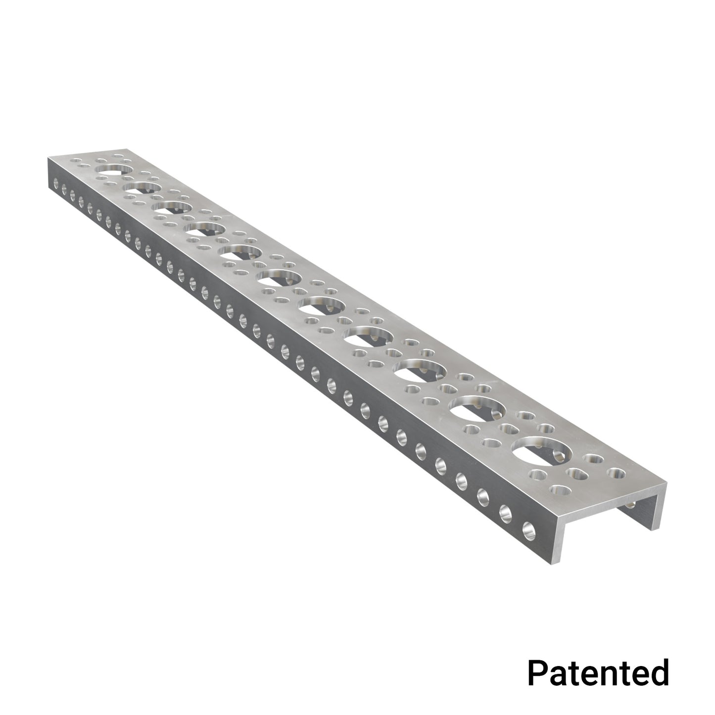 1143 Series Mini Low-Side U-Channel (11 Hole, 288mm Length)