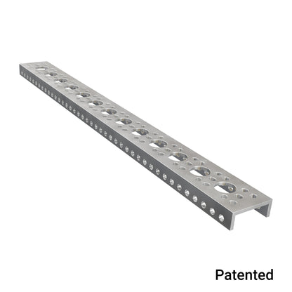 1143 Series Mini Low-Side U-Channel (13 Hole, 336mm Length)