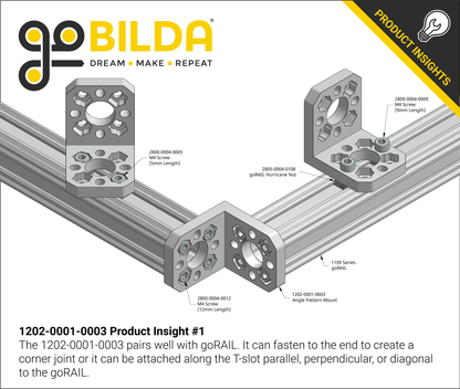 1202 Series Angle Pattern Mount (1-3)