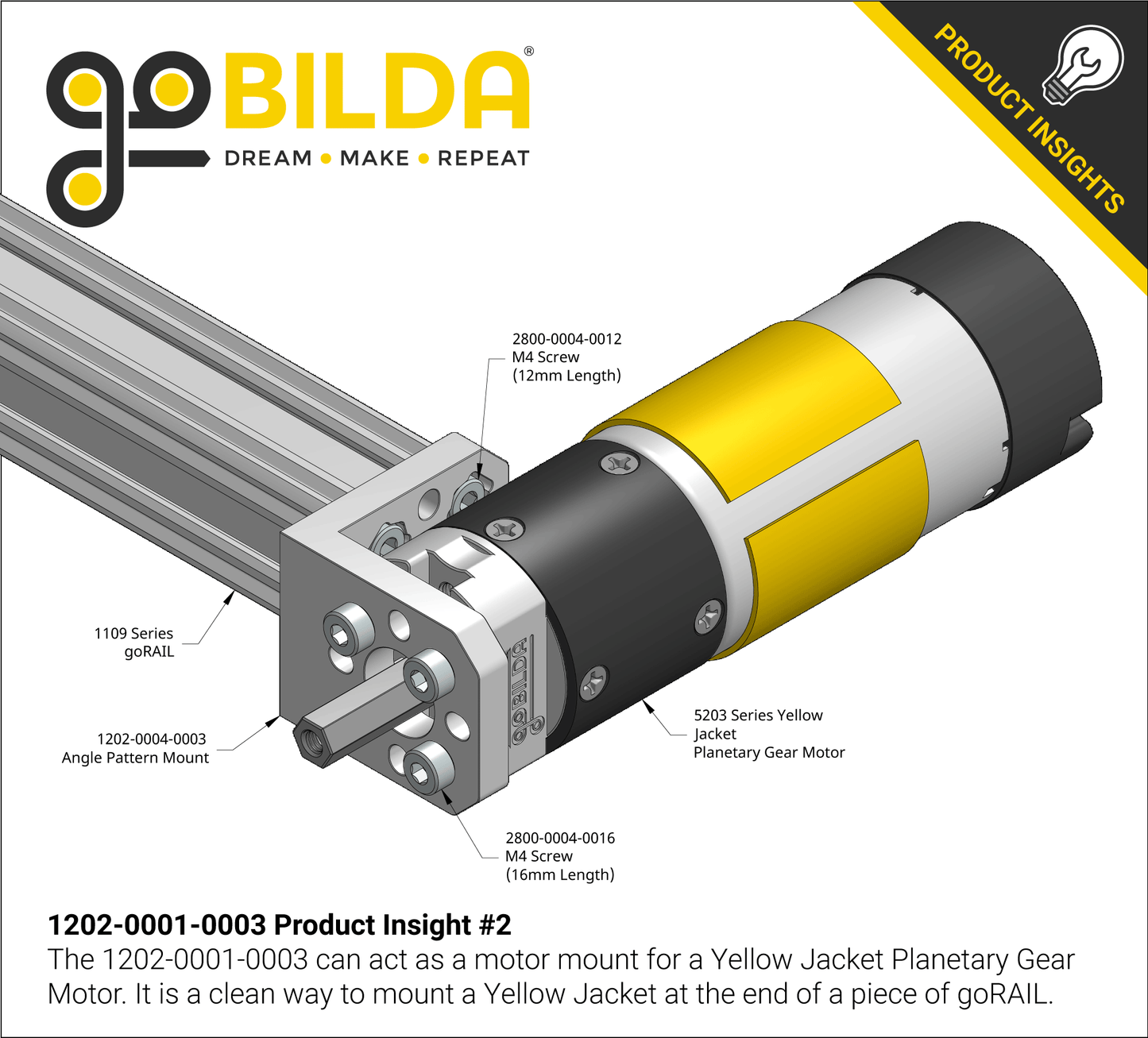 1202 Series Angle Pattern Mount (1-3)