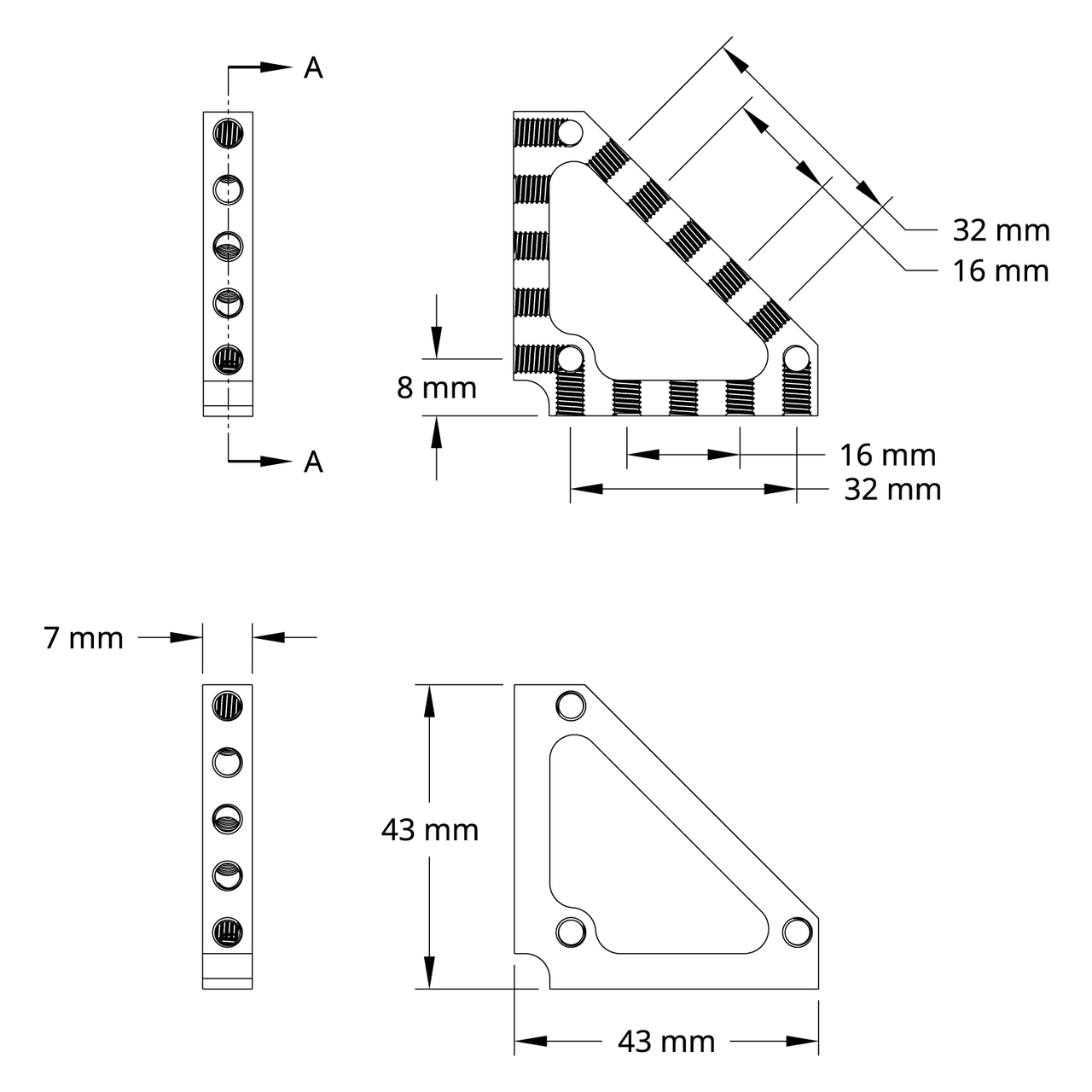 1204 Series Gusseted Angle Mount (2-1)