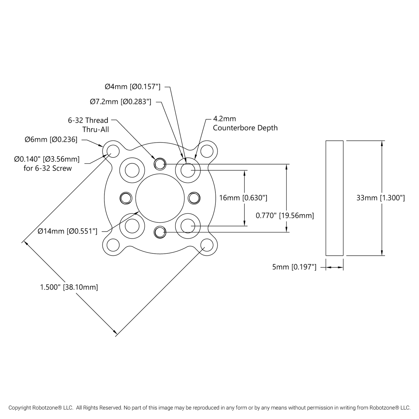 1206 Series Pattern Adaptor (16-4)