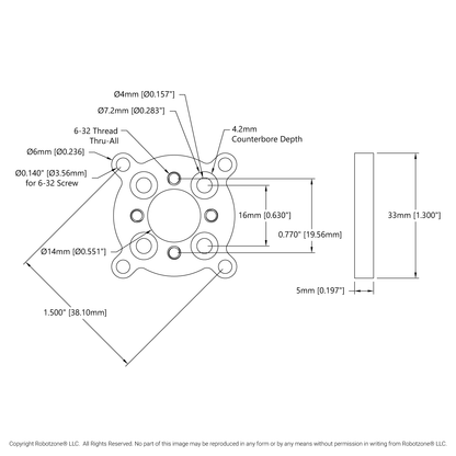 1206 Series Pattern Adaptor (16-4)