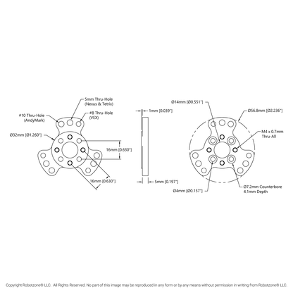 1206 Series Pattern Adaptor (16-5) - 2 Pack