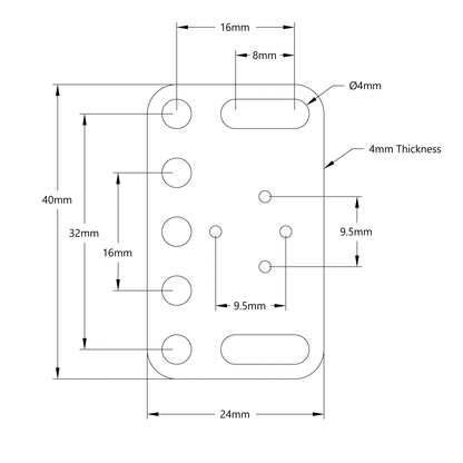 Micro Limit Switch Mount (32-2) - 2 Pack