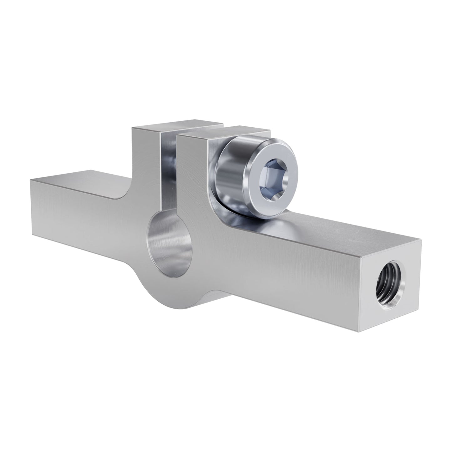 1402 Series 2-Side, 1-Post Clamping Mount (43mm Width, 6mm Bore)